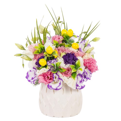 Lemon Unicorn Lisianthus Aranjmanı