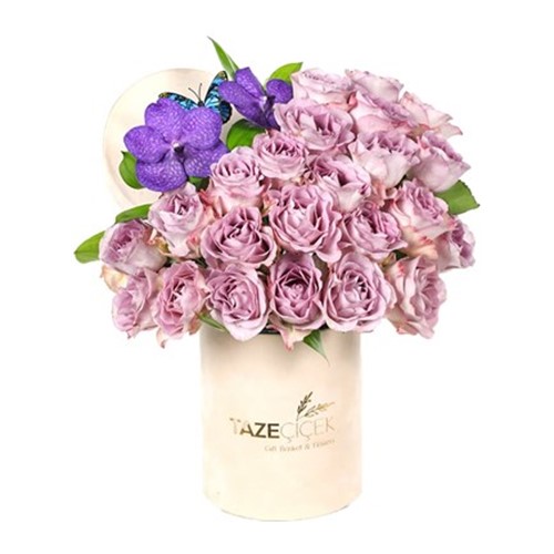 Lilac Roses Art