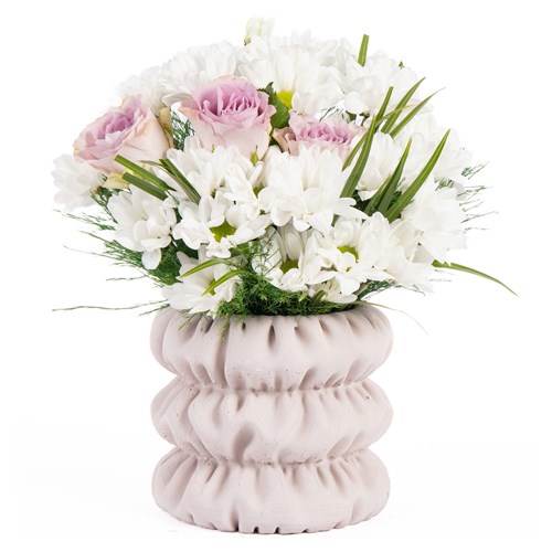 Lilac Snow Lila Güller ve Beyaz Biçmeler