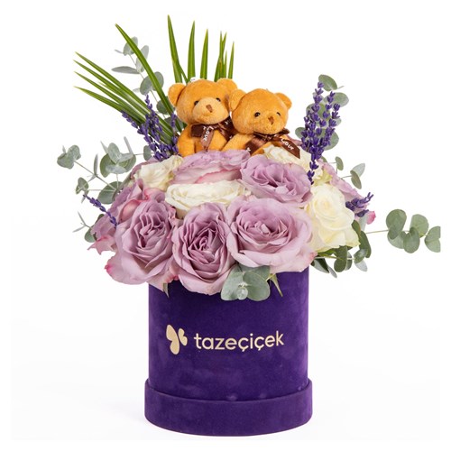 Lilac Treasure Ayıcıklı Gül Hazinesi