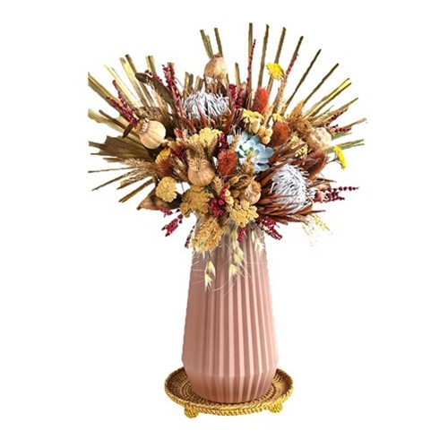 Luxury Salmon Dried Flower