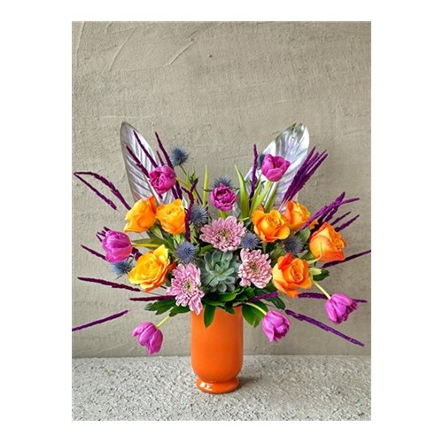Mix Of Purple And Orange