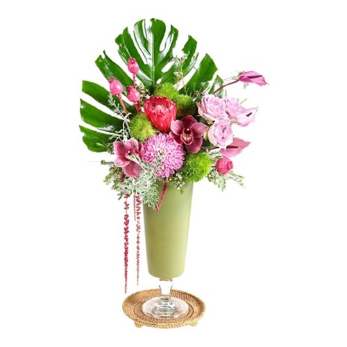 Monstera Of Purple Arrangement