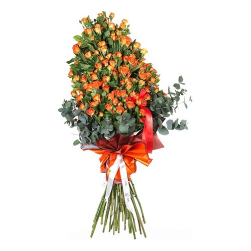 Orange Dreams Çardak Gül Buketi 100 cm
