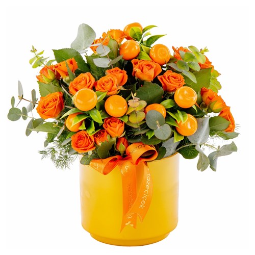Orange Spark Gül Aranjman