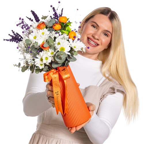 Orange Touch Daisies