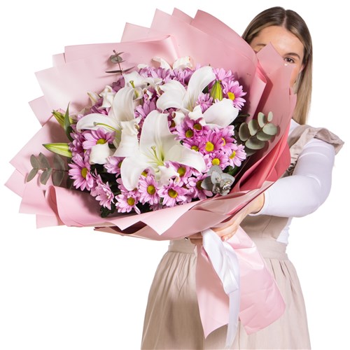 Pink Lily Dream Buketi
