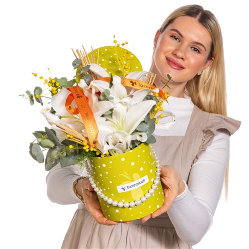 Pure Joy Beyaz Lilyum Box