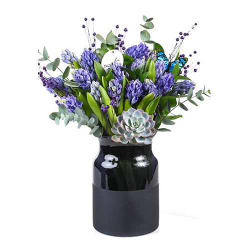 Purple Hyacinth Vase