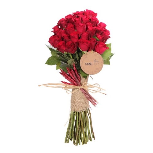 Queen for Valentines Day 35 Adet Kırmızı Gül