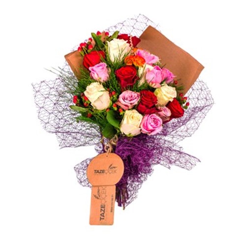 Roses Sapphire Çiçek Buketi