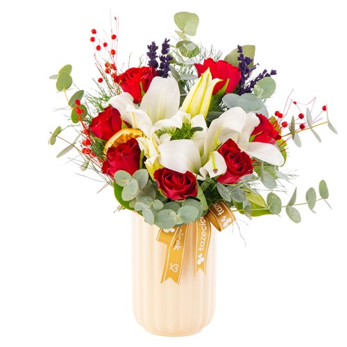Royal Touch Lilyum & Kırmızı Gül