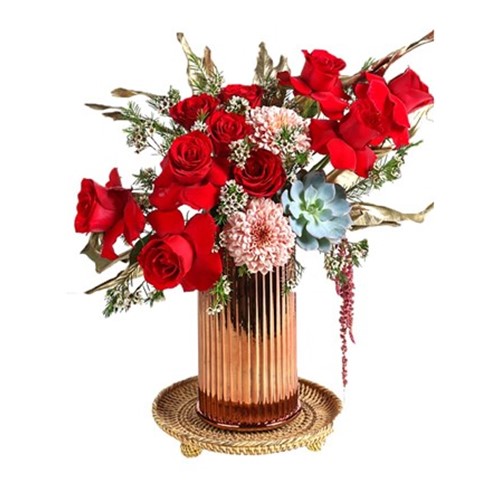 Salmon Red Roses