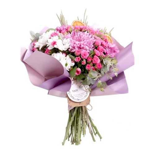 Seasonal Pink Love Çiçek Buketi