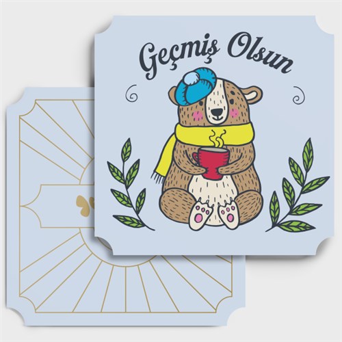 Sevimli Ayıcık Geçmiş Olsun