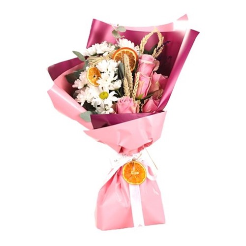 Soft Pink Papatya Buketi