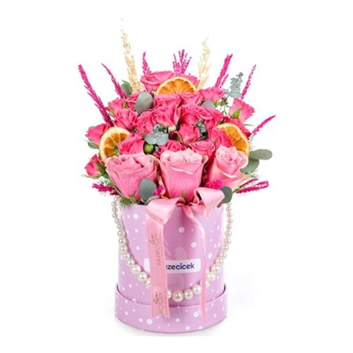 Sugar Bloom Kutuda Pembe Güller