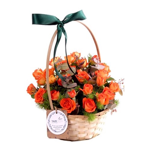Summer Time Roses Basket
