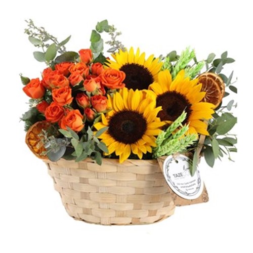 Sunflowers in the Basket