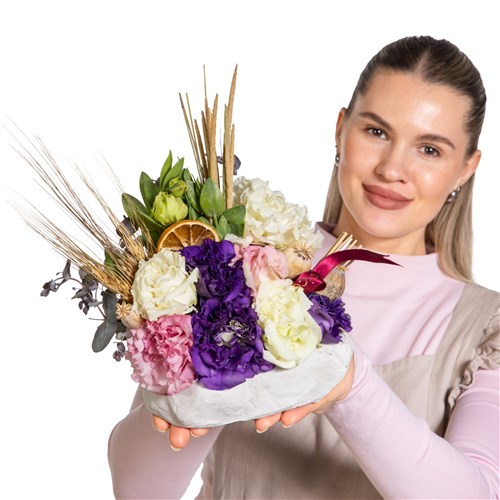 Taş Dokulu Butik Mini Lisyantuslar