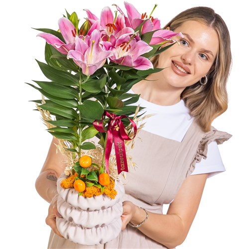 Velvet Ribbon Seramikte Lilyum