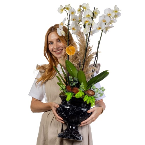White+Grace+Orkide+Aranjman%c4%b1